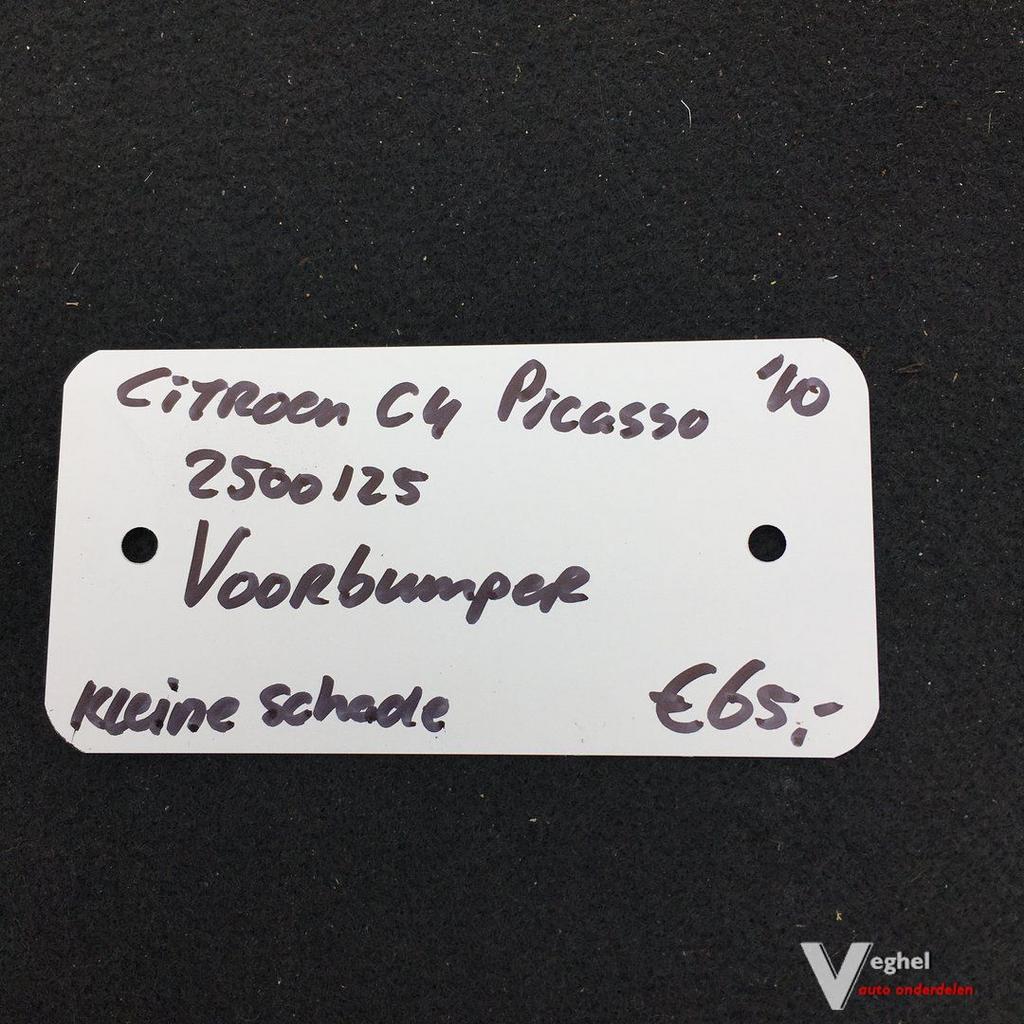 Citroen C4 Picasso 1.6 automaat 2010 2500125  Voorbumper met, Ophalen, Gebruikt, -, Voor