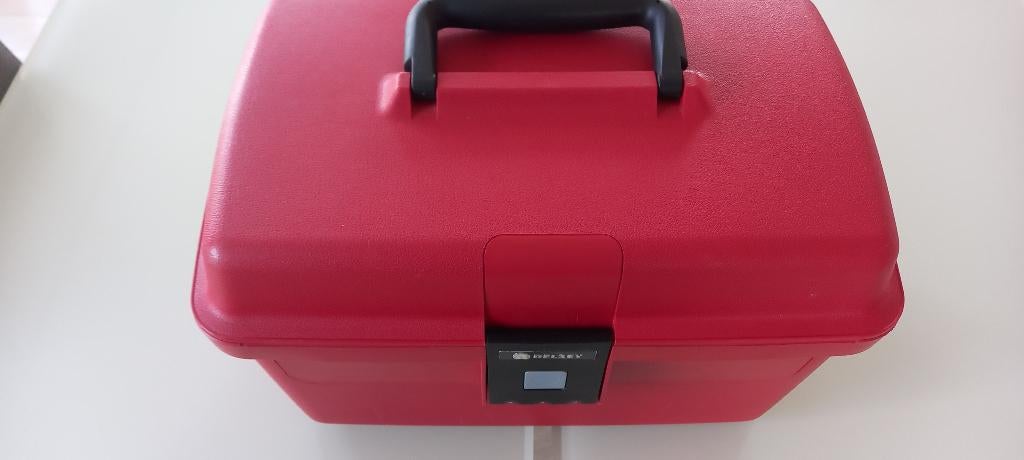 Beauty case, Sieraden, Tassen en Uiterlijk, Beautycases, Ophalen, Met slot, Zo goed als nieuw, Hardcase