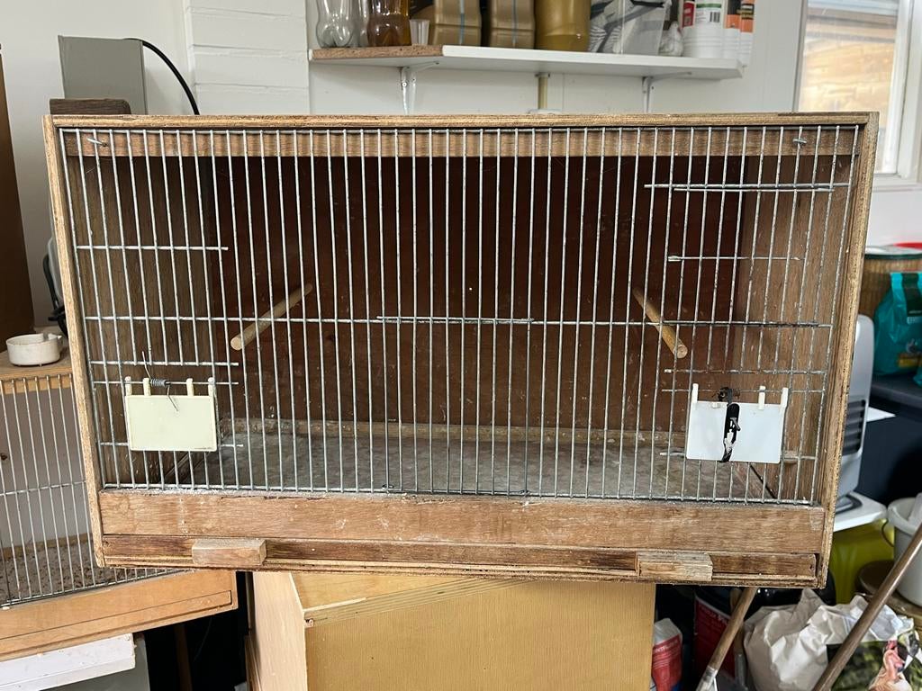 2 kooien te koop, Ophalen, Hout, Vogelkooi