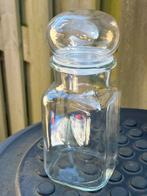 Glazen pot met bol deksel - Decoratieve opberger, Huis en Inrichting, Woonaccessoires | Vazen, Ophalen, Zo goed als nieuw, Overige kleuren