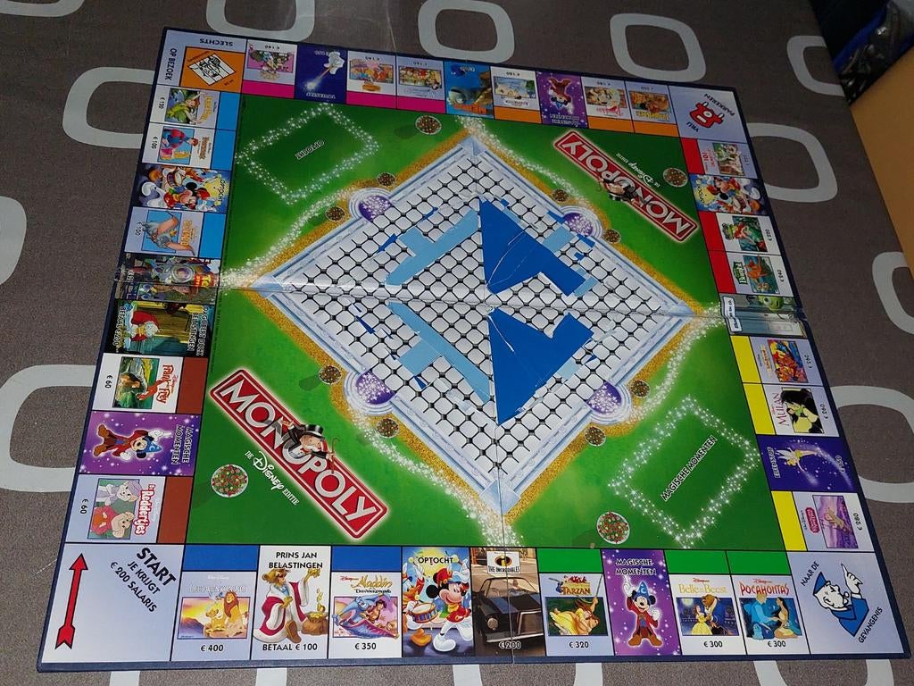 Onderdeel. Monopoly. De Disney Editie. Zonder Kasteel., Ophalen of Verzenden, Zo goed als nieuw