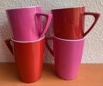 Mepal Rosti Wave: 4 bekers in luna-rood / roze, Lochem, Ophalen of Verzenden, Zo goed als nieuw, Mepal