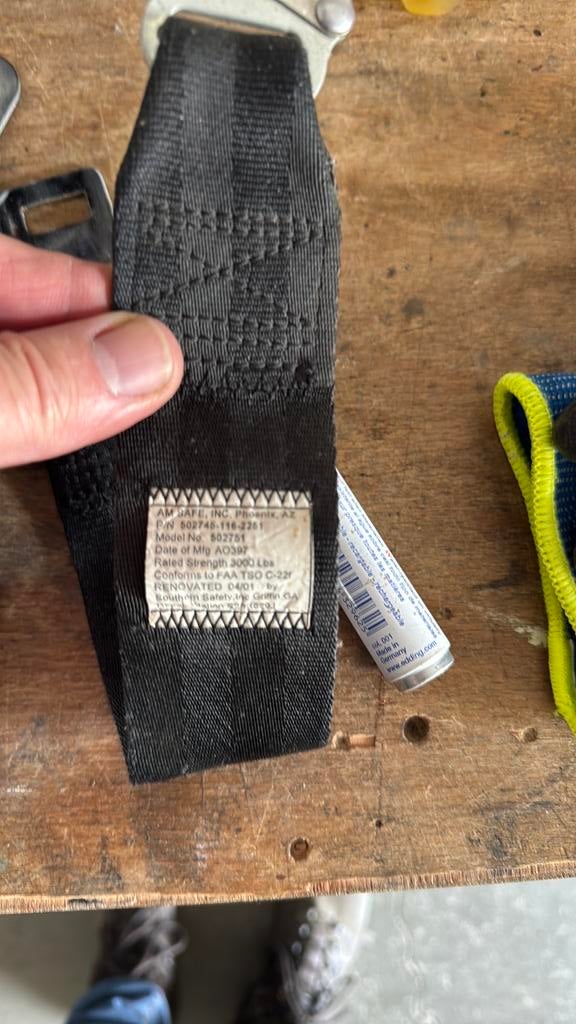 Autogordels of seatbelt vliegtuig, Auto diversen, Ophalen of Verzenden, Gebruikt