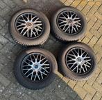 Fiat 500 set winterbanden Falken 175/65/14 stalen velgen, Ophalen of Verzenden, Gebruikt