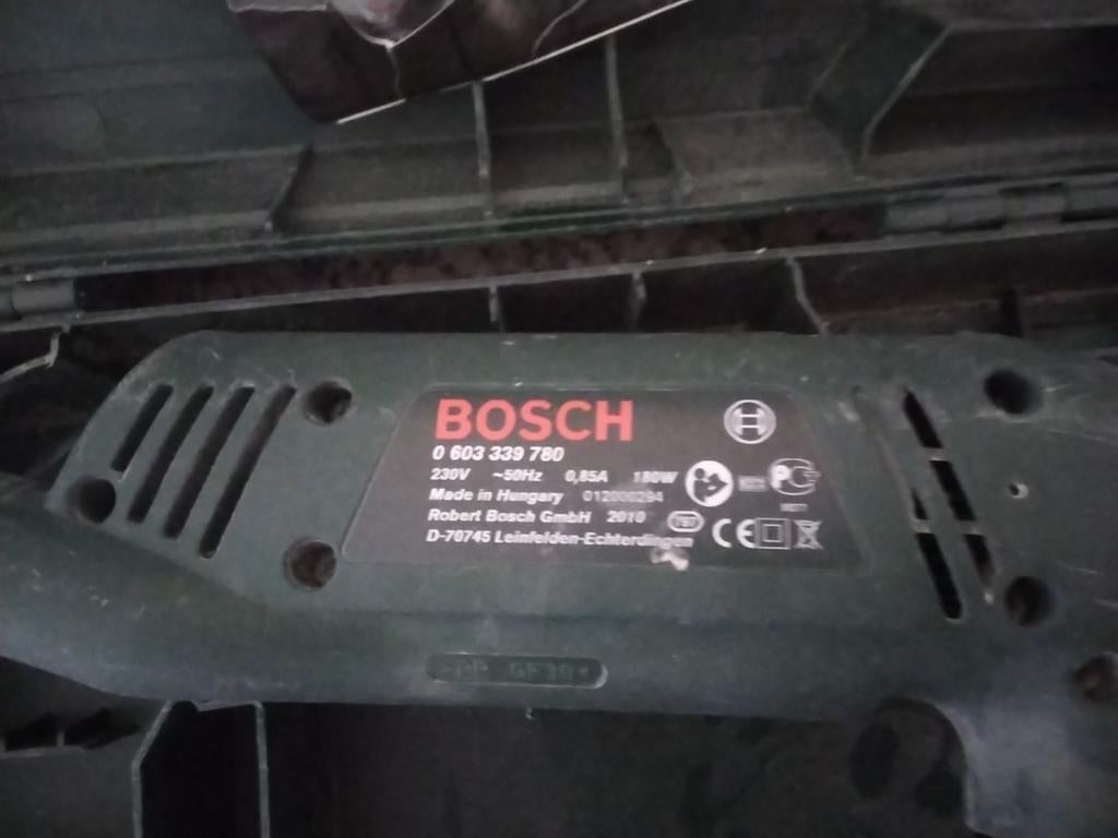 Bosch Prio Vlakschuurmachine 180W met accessoires, Ophalen of Verzenden, Gebruikt, Minder dan 600 watt, Vlakschuurmachine