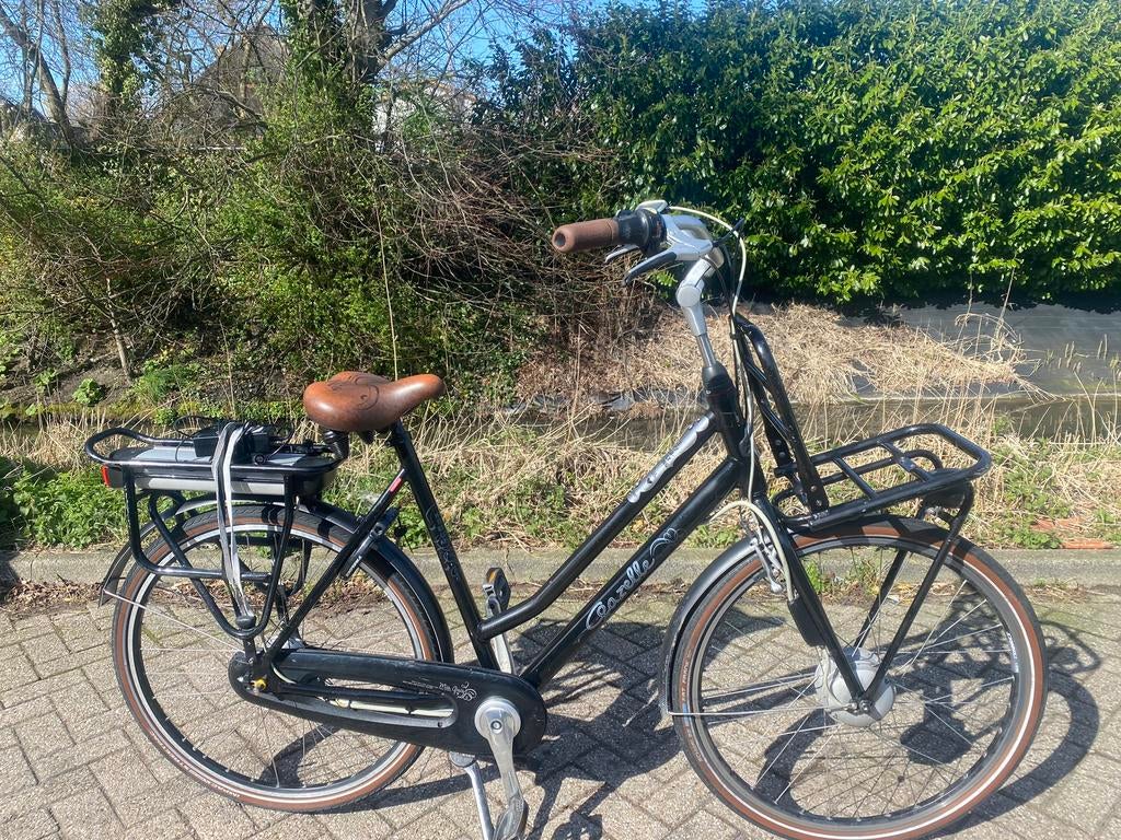 Gazelle elektrische damesfiets, Fietsen en Brommers, Fietsen | Dames | Damesfietsen, 56 cm of meer, Ophalen, Zo goed als nieuw