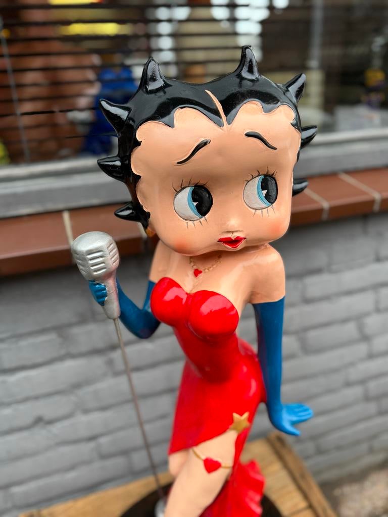 Groot Betty Boop Beeld Zangeres, Ophalen, Beeldje of Figuurtje, ., Overige figuren