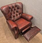 Comfortabele fauteuil Chesterfield stijl verstelbaar, Ophalen, Gebruikt, Chesterfield, 75 tot 100 cm