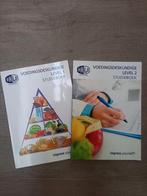VOEDINGSDESKUNDIGE LEVEL 1 EN 2, Boeken, Ophalen of Verzenden, Nieuw, Overige niveaus, Nederlands