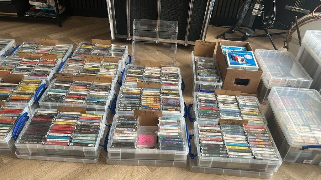 Grote collectie lp’s, singles en cassettebandjes!, Ophalen of Verzenden, Gebruikt