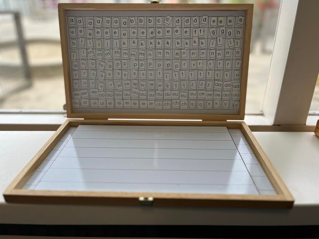 Magnetische letterdoos, Ophalen of Verzenden, Gebruikt, Taal en Lezen