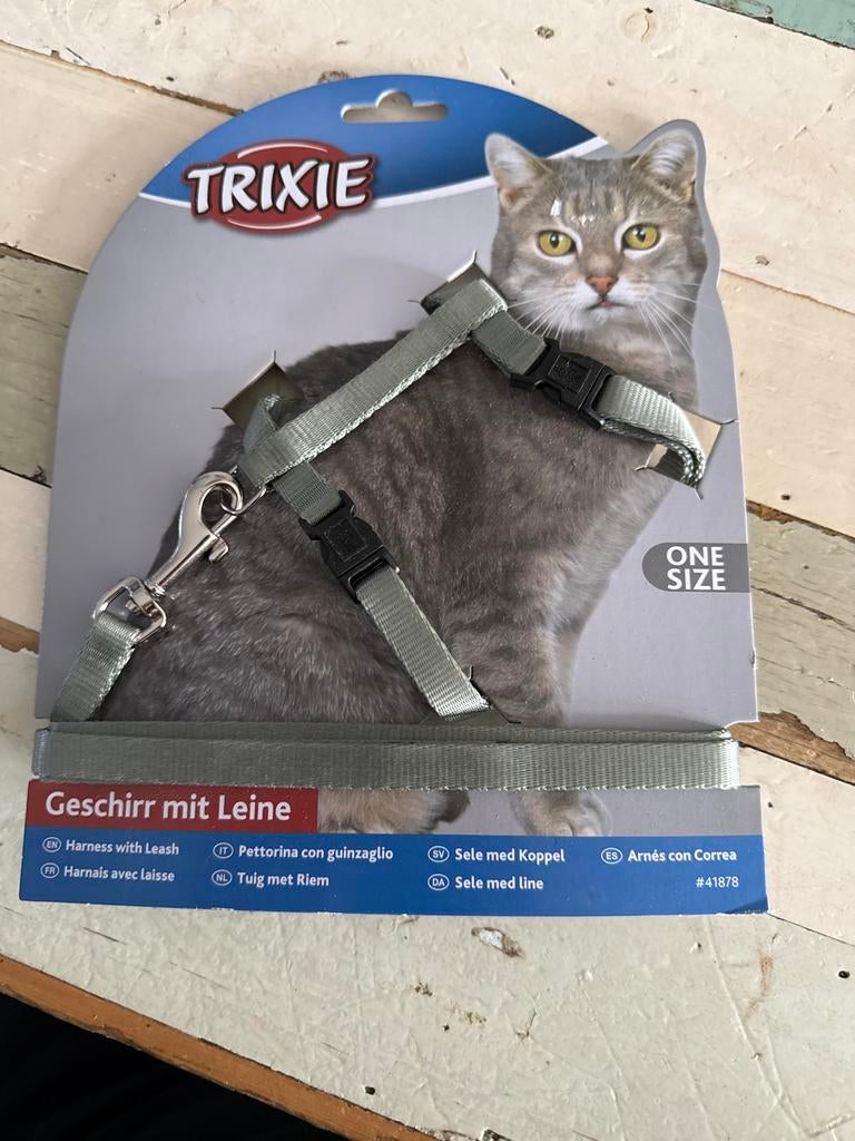 Katten tuigje met riem merk Trixie, Ophalen of Verzenden, Nieuw
