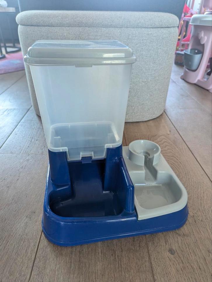 Flamingo Duo Max voer- en waterdispenser voor huisdieren, Dieren en Toebehoren, Kattenvoerbakken en Drinkbakken, Zo goed als nieuw