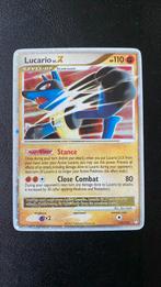 Pokemon lucario lv x 122 mysterious treasures, Ophalen of Verzenden, Gebruikt