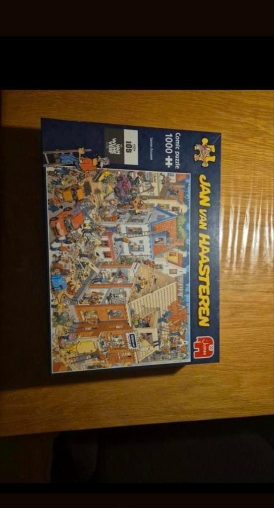 Jan van Haasteren puzzel 'Samen bouwen' 1000 stukjes, Ophalen of Verzenden, 500 t/m 1500 stukjes, Nieuw, Legpuzzel