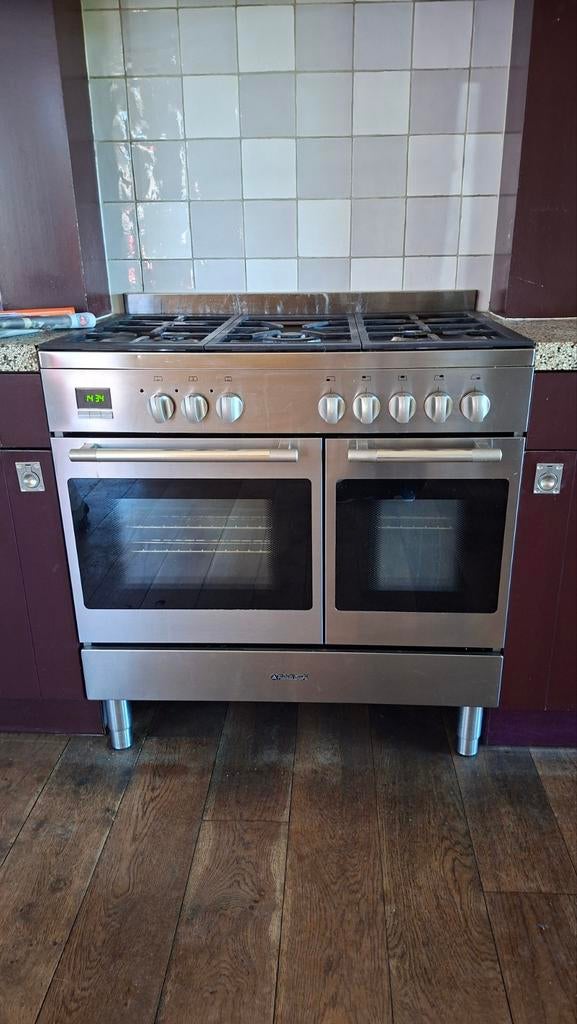 Fratelli Onofri gasfornuis met twee ovens, Ophalen, Gebruikt, 60 cm of meer, Gas