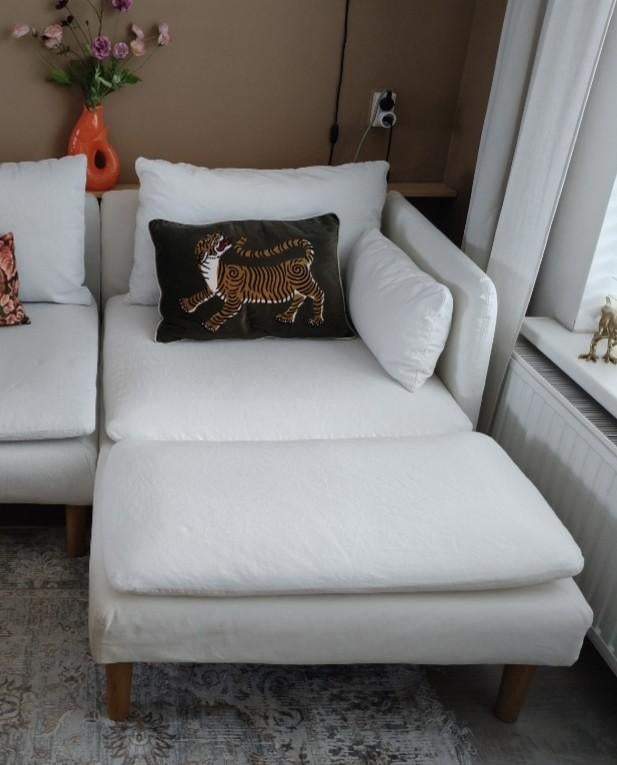 Ikea Soderhamn chaise lonque met armleuning, Ophalen of Verzenden, Eenpersoons, Minder dan 150 cm