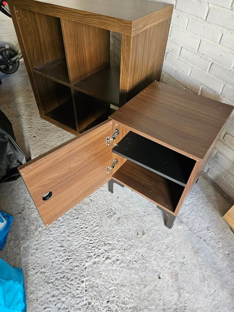 Ikea Kalax - en nachtkastje met deur, Ophalen, Gebruikt