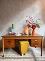 Vintage Deens design bureau jaren 60 teak, Ophalen, -, -, Zo goed als nieuw