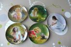5 wandborden met kinderen en dieren van Zolan, Antiek en Kunst, Antiek | Wandborden en Tegels, Ophalen of Verzenden