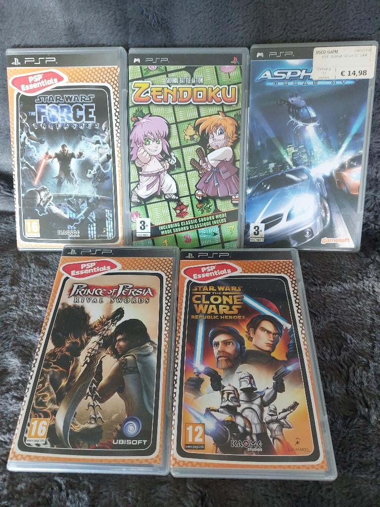 Psp spellen, Overige genres, 1 speler, Ophalen of Verzenden, Zo goed als nieuw