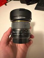 Samyang 8mm fisheye voor Canon, Ophalen of Verzenden, Zo goed als nieuw, Groothoek Fisheye-lens