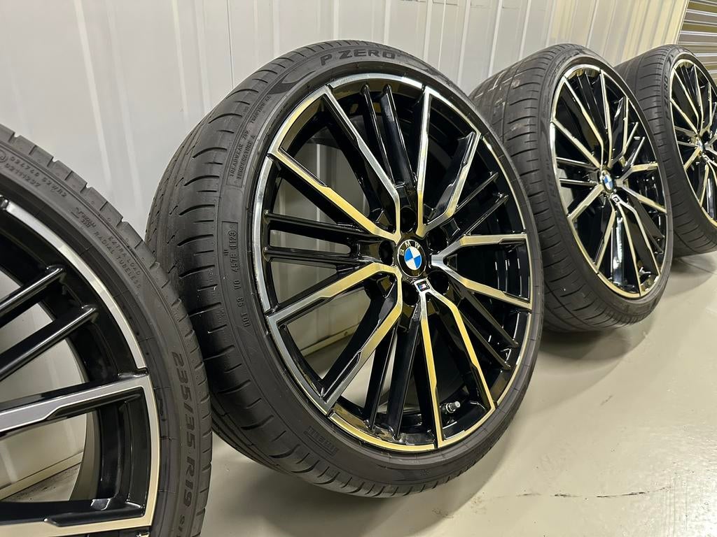 19'' Ori Bmw 1 2 Serie F40 F44 552m set Pirelli 8092356, 19 inch, Gebruikt, Banden en Velgen, Ophalen of Verzenden