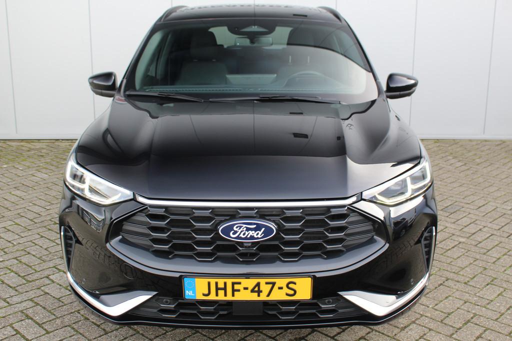 Ford Kuga 2.5-243pk PHEV ST-Line X. Trekgewicht 2.100kg. Nie, Auto's, Ford, 12 maanden, 14 kWh, Gebruikt, Zwart