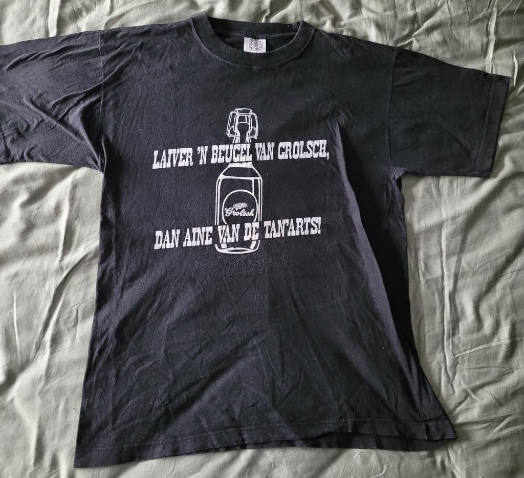 Grolsch tshirt. ( maat m ), Ophalen of Verzenden, Gebruikt, Kleding, Grolsch