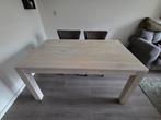 Whitewash eiken eettafel, Huis en Inrichting, Complete inboedels, Ophalen