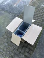 Inbouw prullenbak, Ophalen, Nieuw, 40 liter of meer, Metaal