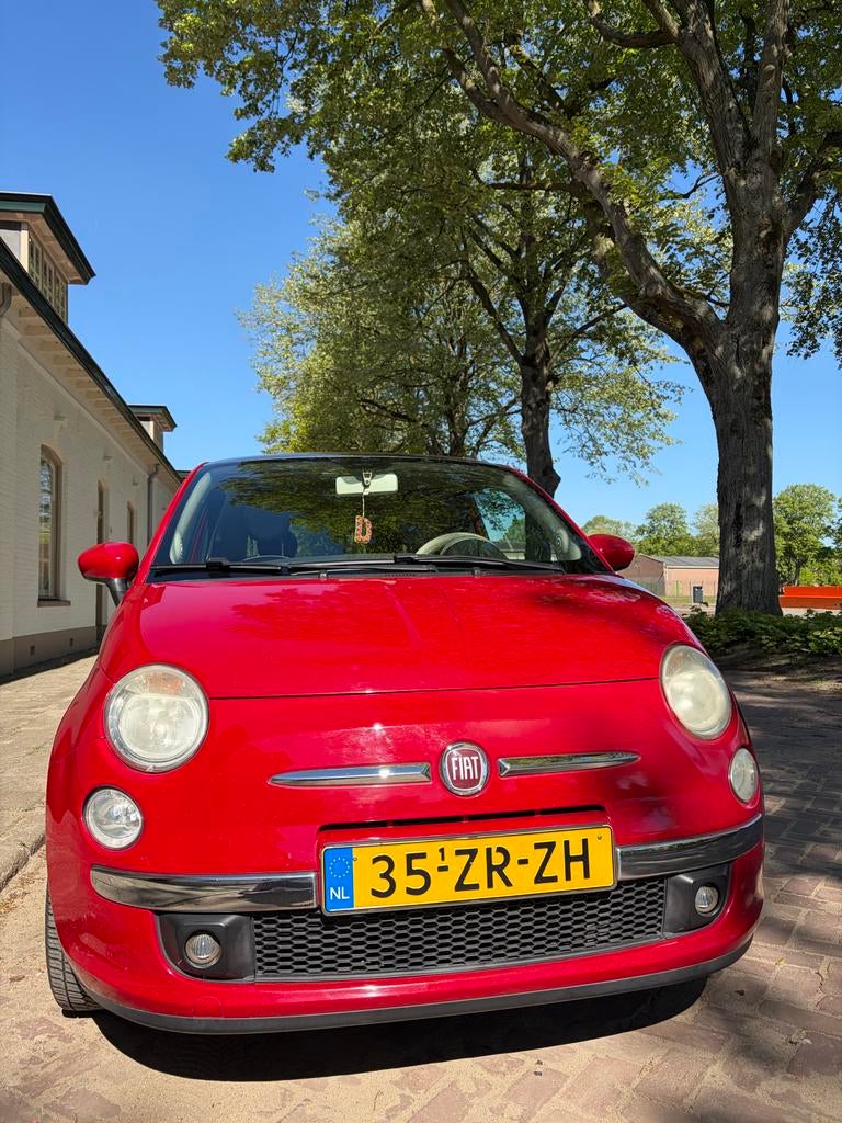 Fiat 500 1.2 C 2007 Rood, Auto's, Fiat, Voorwielaandrijving, 1242 cc, 4 cilinders, 840 kg