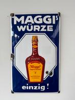 Maggi Würze emaille reclamebord, Ophalen, Gebruikt, Reclamebord