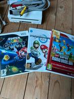 Wii console met 3 Mario games, 2 controllers en nunchucks, Ophalen, Gebruikt, Eén computer, Platform