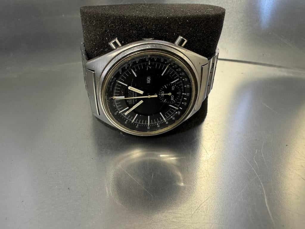 Seiko vintage stopwatch horloge, Ophalen of Verzenden, Staal, Seiko, 1960 of later