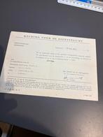 Dienstplicht NL 1955/1956 –Keuring + oproeping KLu, militair, Verzenden, Landmacht, Nederland, Foto of Poster