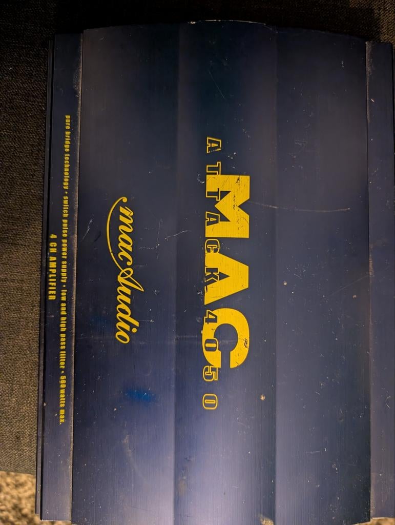 Mac Audio Attack 4050: 4-kanaals versterker voor auto audio, Ophalen of Verzenden