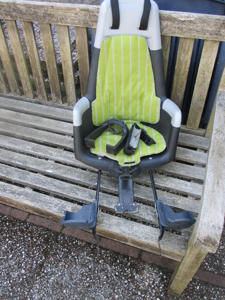 fietsstoeltje, Ophalen, Gebruikt, Achterzitje