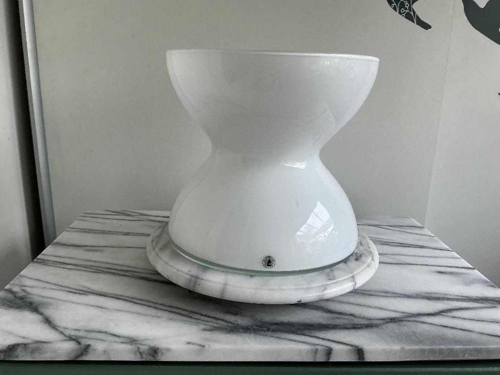 Vaas diabolo Ikea, Ophalen, Wit, Minder dan 50 cm, Glas