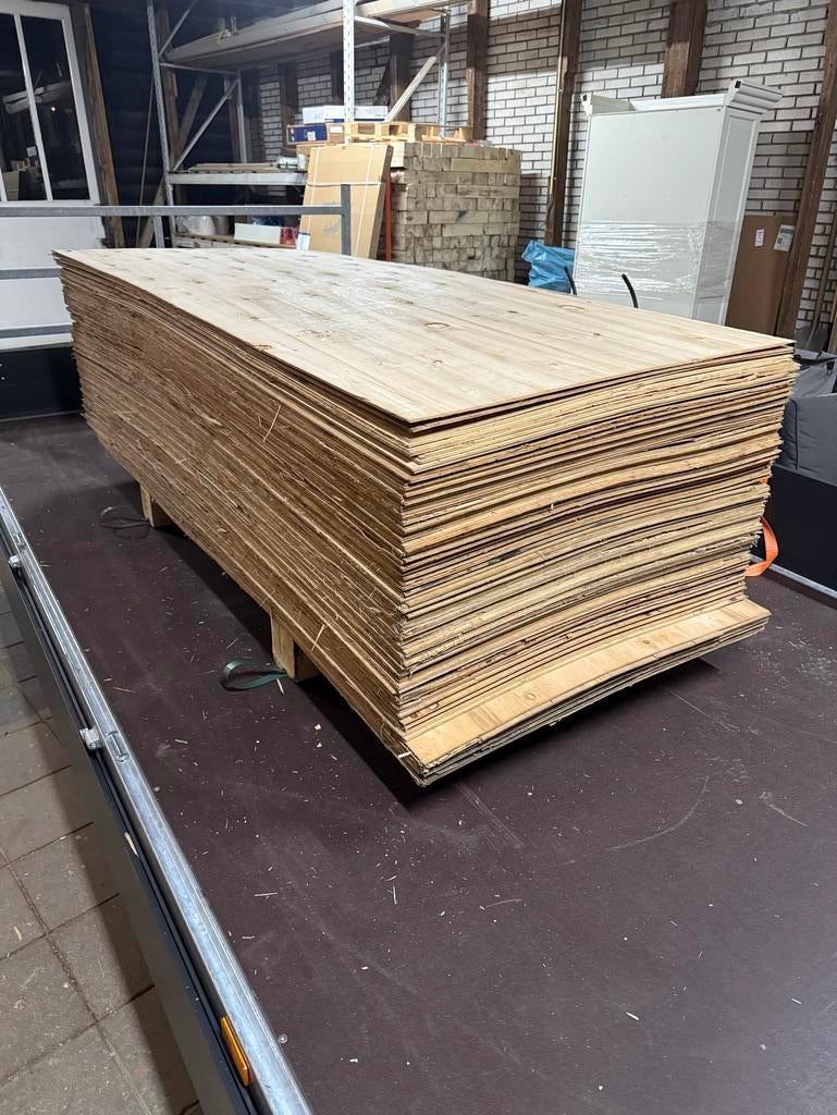 Triplex plaat 4mm, Doe-het-zelf en Verbouw, Gebruikt, Minder dan 25 mm, Overige typen, Ophalen of Verzenden