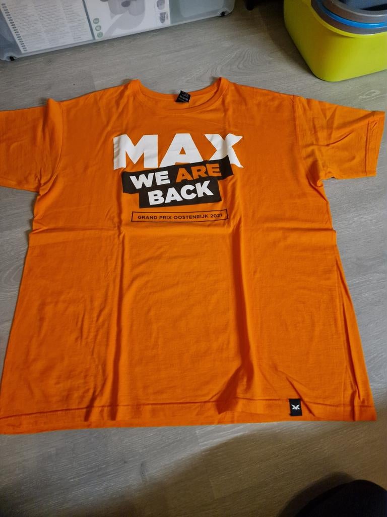 Max Verstappen shirt., Kleding | Heren, T-shirts, Ophalen of Verzenden, Zo goed als nieuw, Overige maten, Blauw