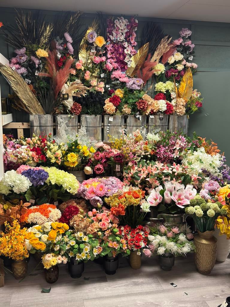 Kunst bloemen partij Nieuw verkoop waarde €7500,-, Huis en Inrichting, Ophalen of Verzenden, Nieuw