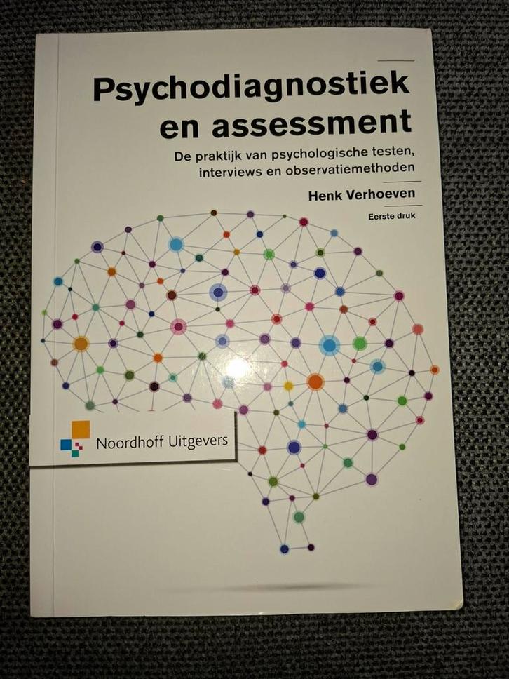 Psychodiagnostiek en assessment - Henk Verhoeven, Boeken, Studieboeken en Cursussen, Zo goed als nieuw, HBO, Gamma, Ophalen of Verzenden