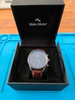 Mats Meier De Grand Cornier Chronograaf Horloge, Overige merken, Leer, Staal, Polshorloge