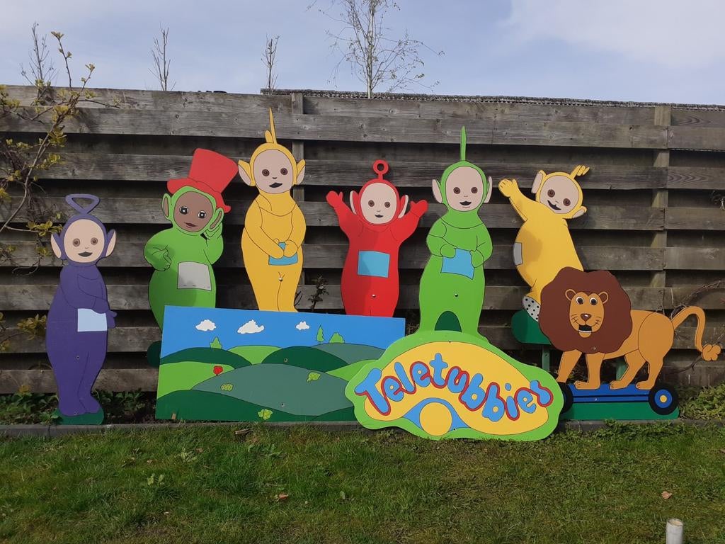 Teletubbies straatversiering 32 borden, Ophalen, Zo goed als nieuw, Overige
