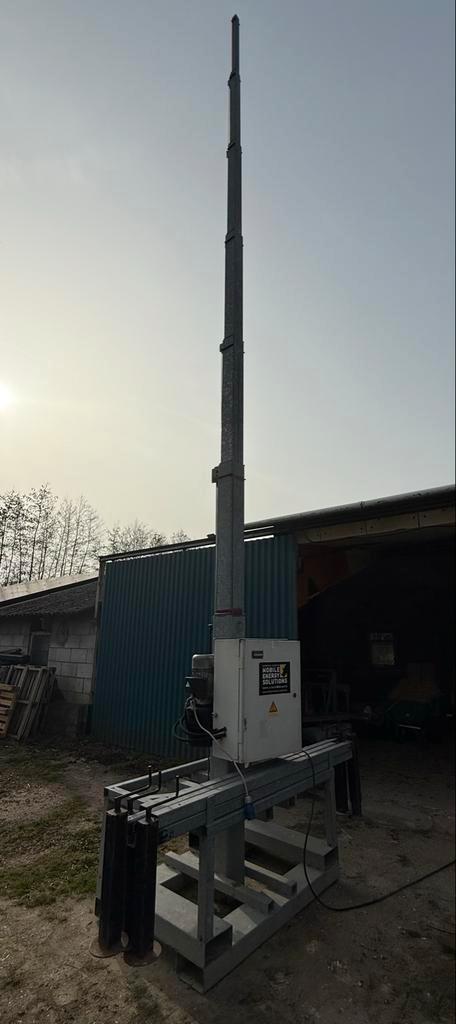 8m Hydraulische Uitschuifbare Licht-/Cameramast, Doe-het-zelf en Verbouw, Bouwverlichting, Gebruikt, Overige typen, Minder dan 50 watt