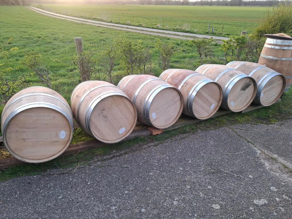 Eiken wijn en wiskeyvaten/regenton, 150 liter of meer, Ophalen, Hout