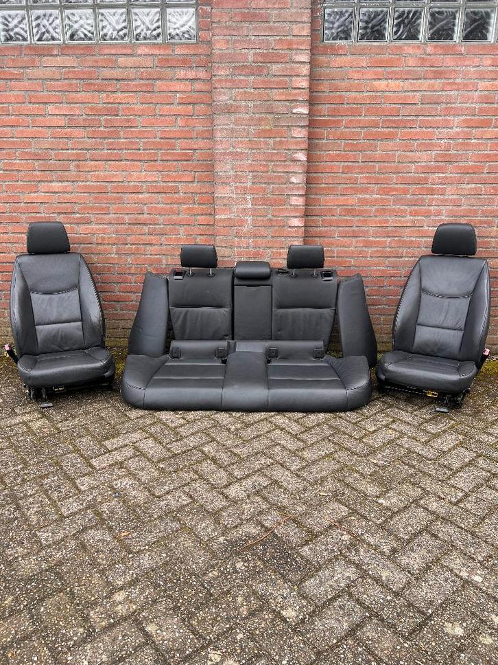 BMW | INTERIEUR | VERWARMD | LEER | DEKOTA ZWART | E90 |E91, Auto-onderdelen, Interieur en Bekleding, BMW, Gebruikt, Ophalen of Verzenden