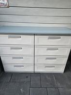 2x Keter ladekastjes met 3 laden - wit/grijs, Huis en Inrichting, Kasten | Ladekasten, Ophalen, Kunststof, Gebruikt, 100 tot 150 cm