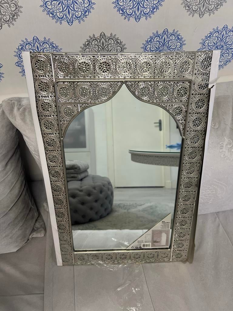 Nieuw Marokkaanse spiegel, Huis en Inrichting, Woonaccessoires | Spiegels, Ophalen of Verzenden, Nieuw, Overige vormen, 50 tot 75 cm
